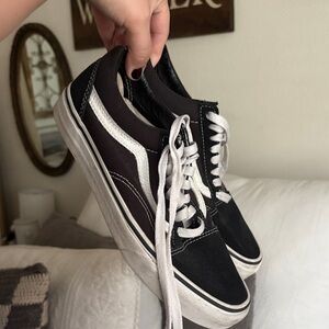 Classic Black & White Low-Top Vans